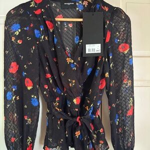 The Kooples silk blouse NWT